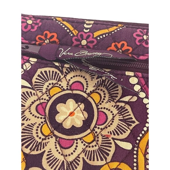 Vera Bradley Sarari Sunset Floral Zip Around Wristlet Wallet Boho Whimsical - Picture 2 of 7